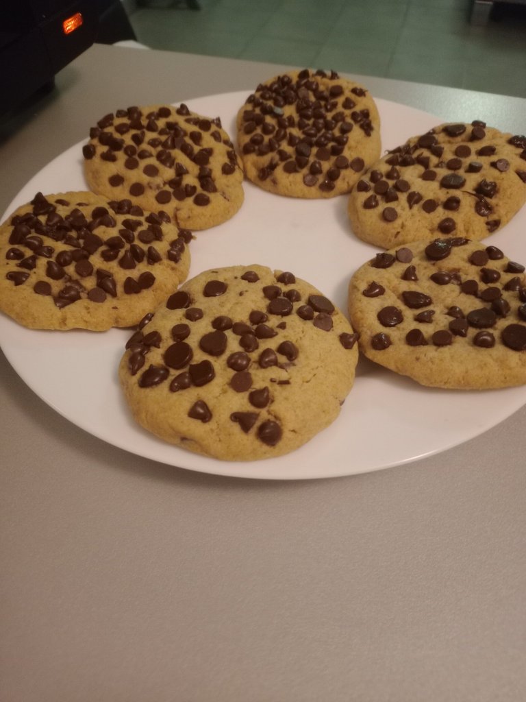 Cookies cuits. IG élevé.